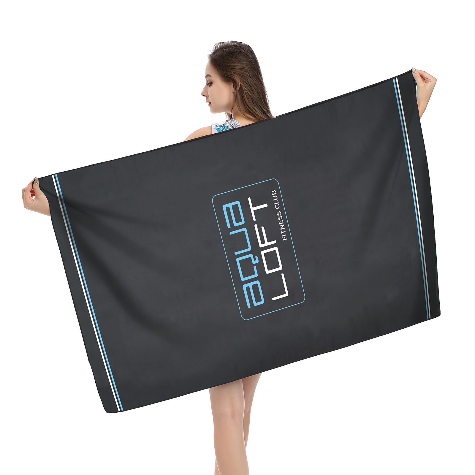Golf Towel - AQUA mikrofiber hızlı kuru ve süper