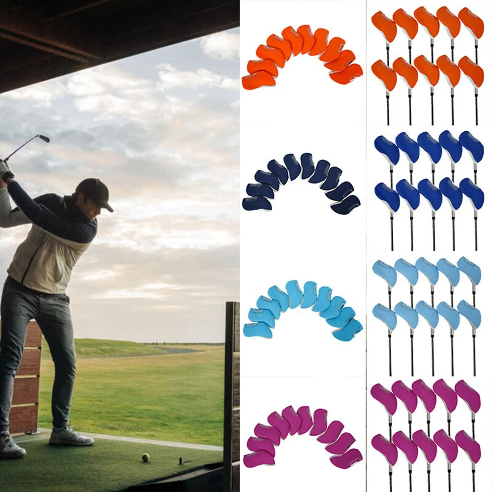 Golf Clubs - Şeffaf Görünür Başlıklar 10 Adet Golf