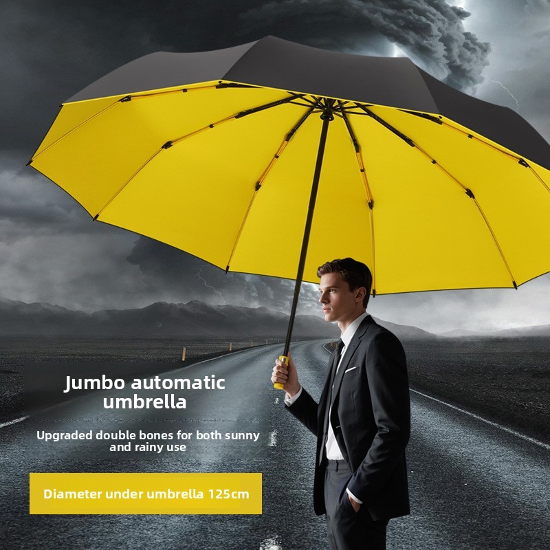 125CM Üç Katlı Çift Katmanlı Ç - Golf Umbrella Large incelemesi ve fiyatı