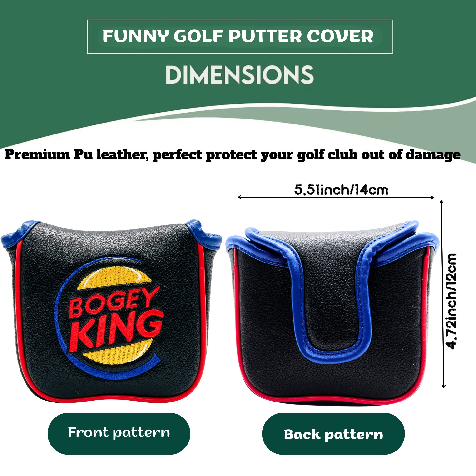 Komik Bogey King Golf Başlığı  - Golf Putter incelemesi ve fiyatı
